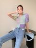 Áo Croptop Tay Bồng 7112