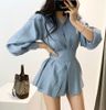Đầm Sơ Mi Dây Đeo Eo 7122