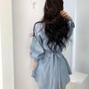 Đầm Sơ Mi Dây Đeo Eo 7122