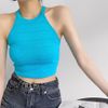 Áo Croptop 3 Lỗ Trơn 7134