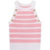 Áo Croptop 3 Lỗ Kẻ Sọc 7165