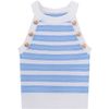 Áo Croptop 3 Lỗ Kẻ Sọc 7165
