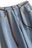 Quần Ống Rộng Jean Mềm 7173