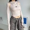 Áo Croptop Tay Rời Có Mũ 7207