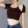 Áo Thun Croptop 2 Lớp 7282