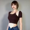 Áo Thun Croptop 2 Lớp 7282