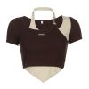 Áo Thun Croptop 2 Lớp 7282