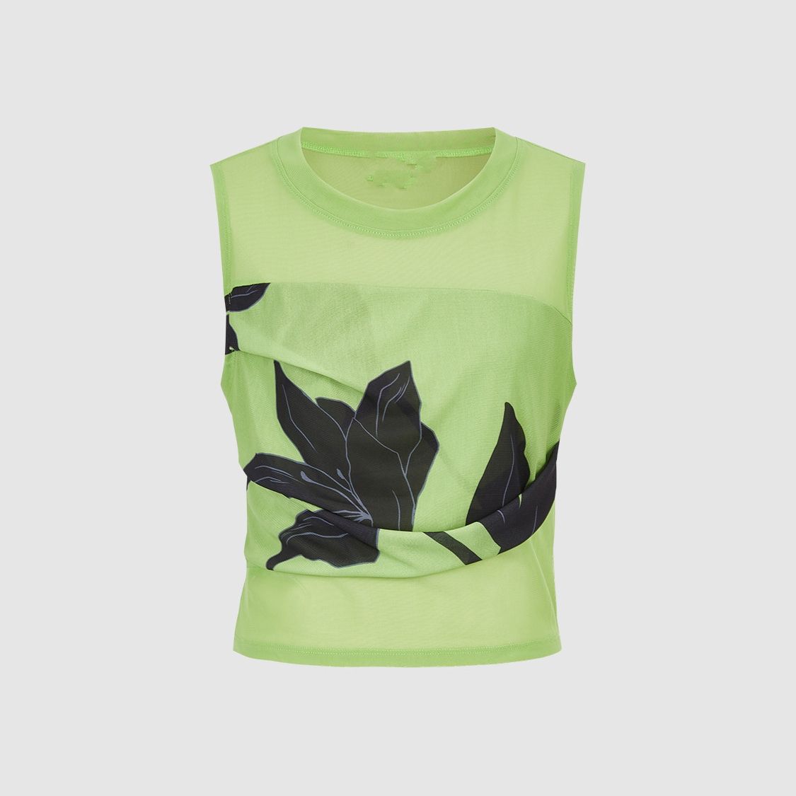 Áo Croptop Lưới Sát Nách 7380