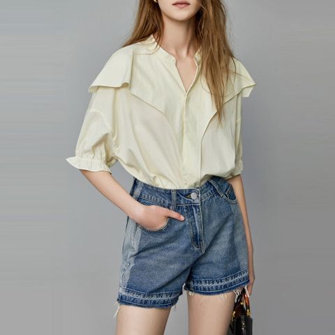  Áo Sơ Mi Trơn 7421 