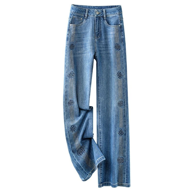 Quần Jean Mềm Ống Suông 7431