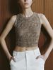 Áo Croptop Len 3 Lỗ 7438