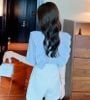 Áo Kiểu Nhún Bèo Hàn Quốc 7481