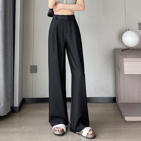  Quần Tây Ống Rộng Lưng Thun Sau 7504 