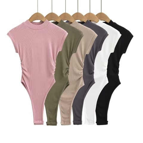  Bodysuit Trơn Bo Eo 7516 