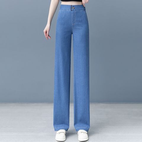  Quần Jean Suông Mềm Lưng Thun 7521 