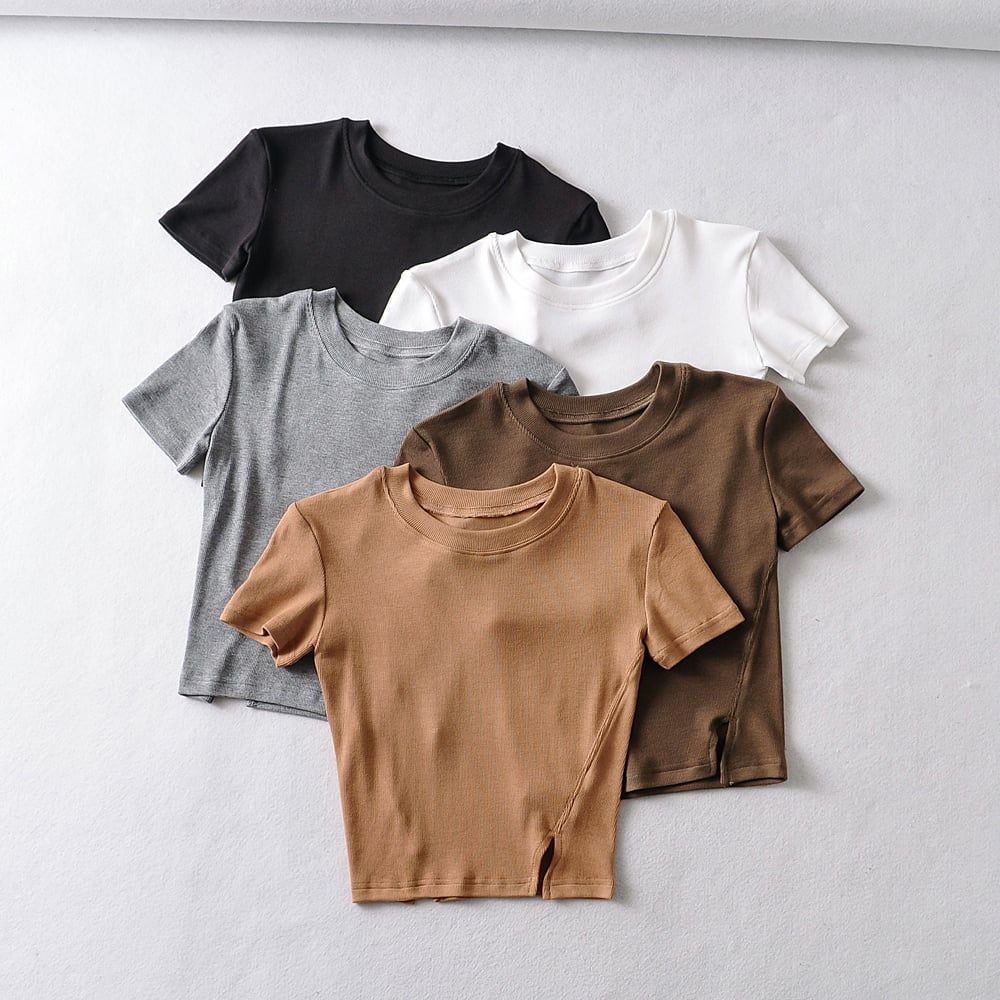 Áo Croptop Trơn 7525