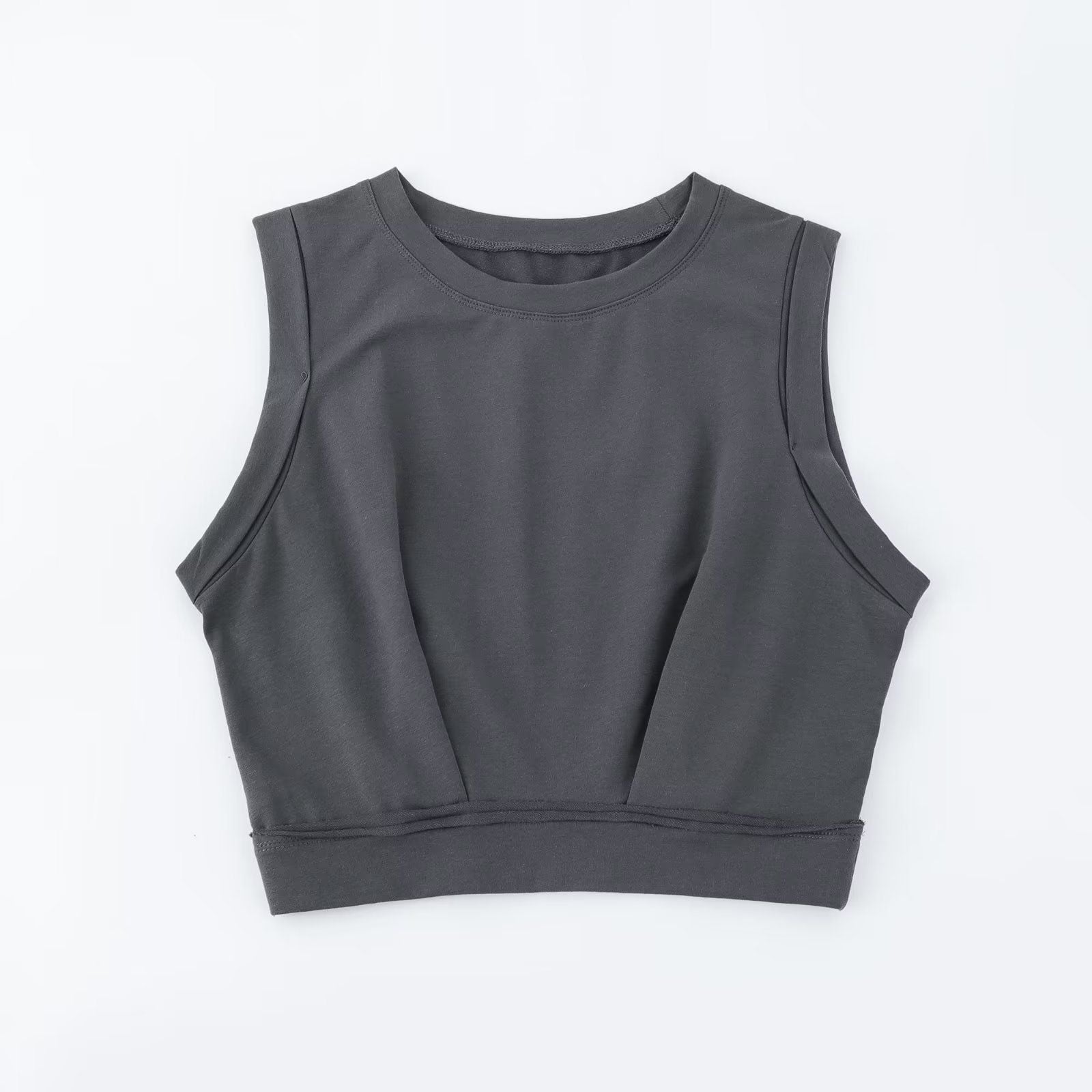 Áo Croptop 3 Lỗ Trơn 7526