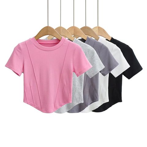  Áo Croptop Trơn 7527 