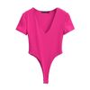 Áo Bodysuit Trơn Cổ V 7528