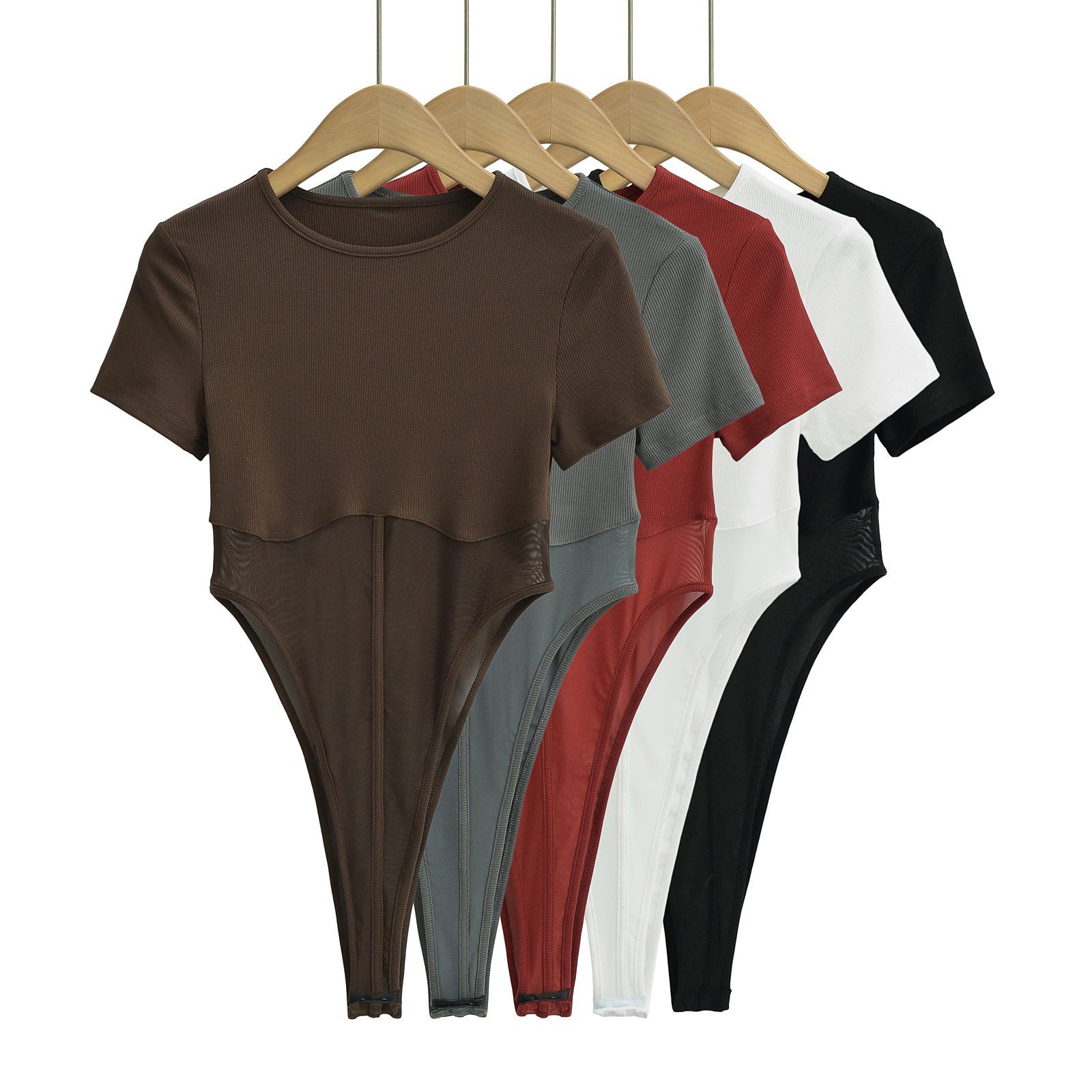 Áo Bodysuit Pha Lưới 7529