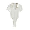 Áo Bodysuit Trơn Cổ V 7532