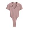 Áo Bodysuit Trơn Cổ V 7532