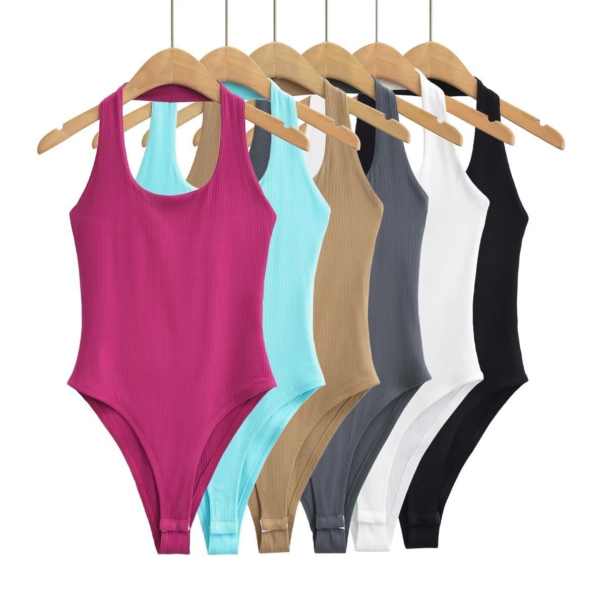 Áo Bodysuit Cổ Yếm 7541
