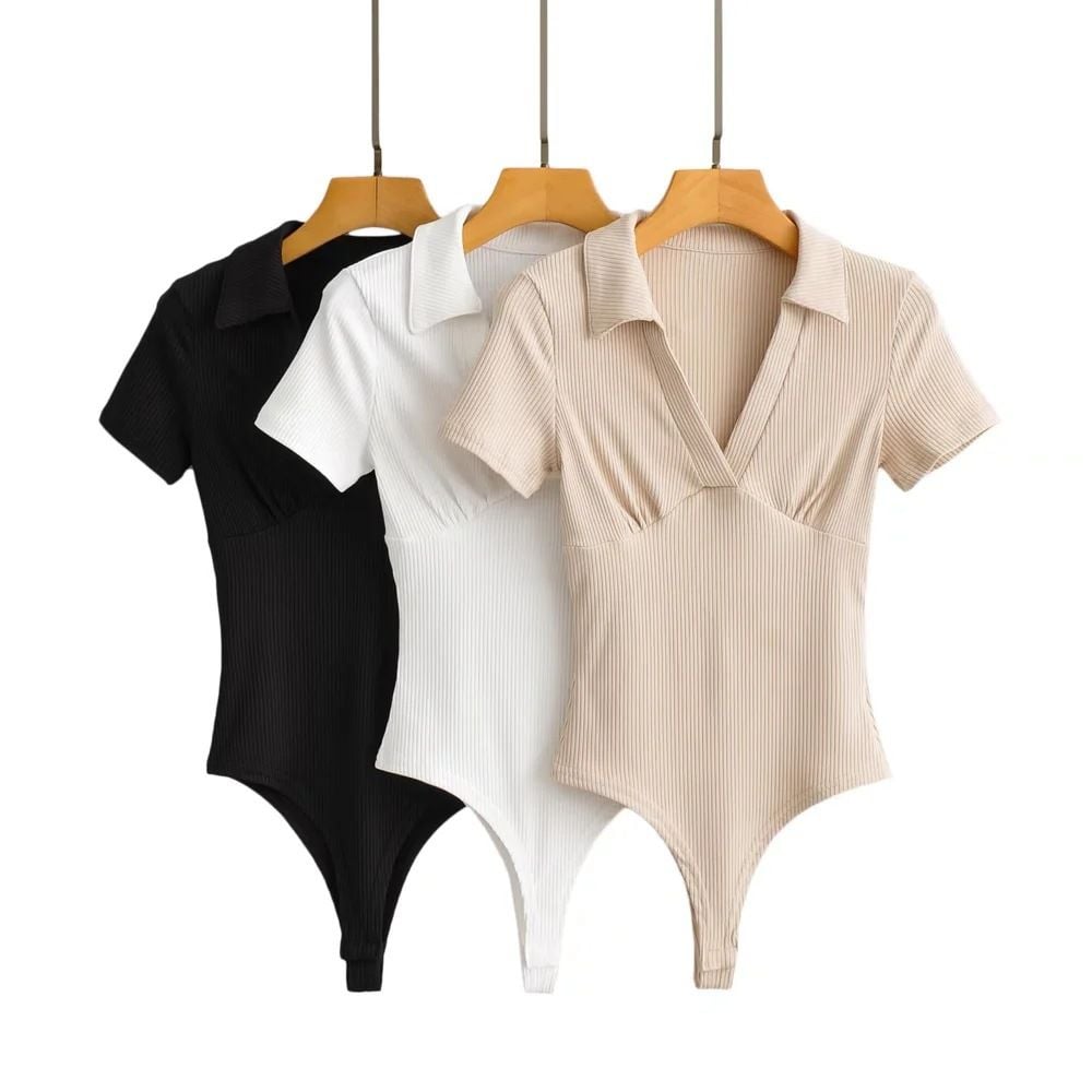 Áo Bodysuit Nhún Ngực 7543