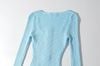 Bodysuit Tay Dài cổ U 7544