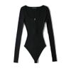 Bodysuit Tay Dài cổ U 7544