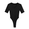 Bodysuit Tay Lỡ Cổ Tim 7548