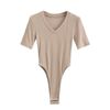 Bodysuit Tay Lỡ Cổ Tim 7548