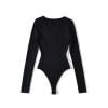 Bodysuit Cổ Khoét Giọt Lệ 7565