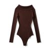 Bodysuit Bẹt Vai Thời Trang 7576