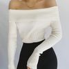 Bodysuit Bẹt Vai Thời Trang 7576