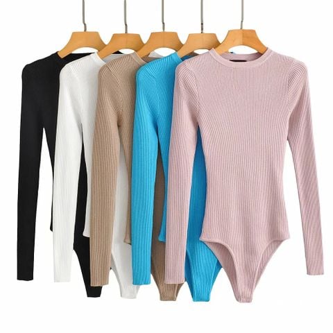  Bodysuit Len Tay Dài Basic 7577 