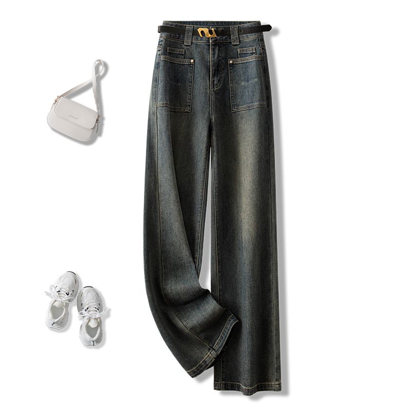 Quần Jean Suông Mềm Cao Cấp 7580