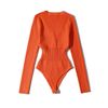 Bodysuit Cổ V Quyến Rũ 7585