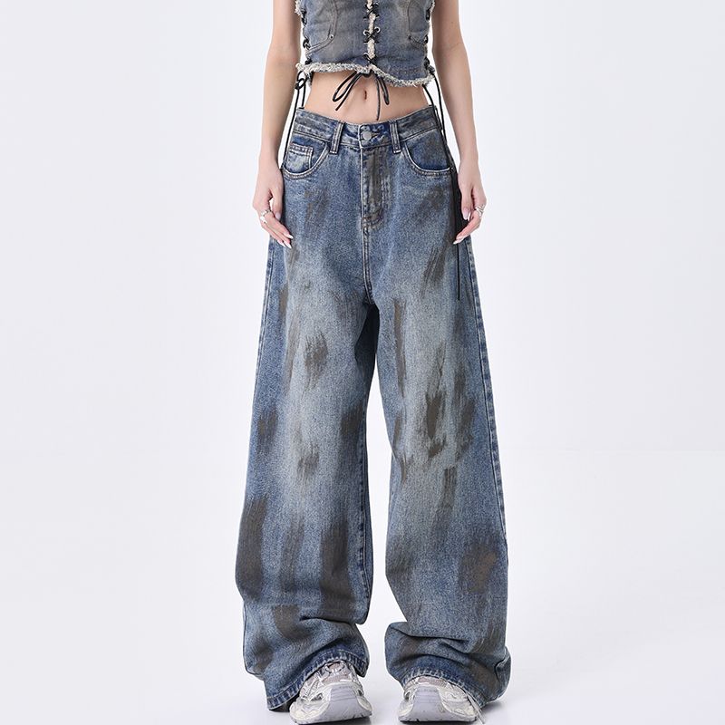 Quần Jean Thụng Ống Rộng 7596