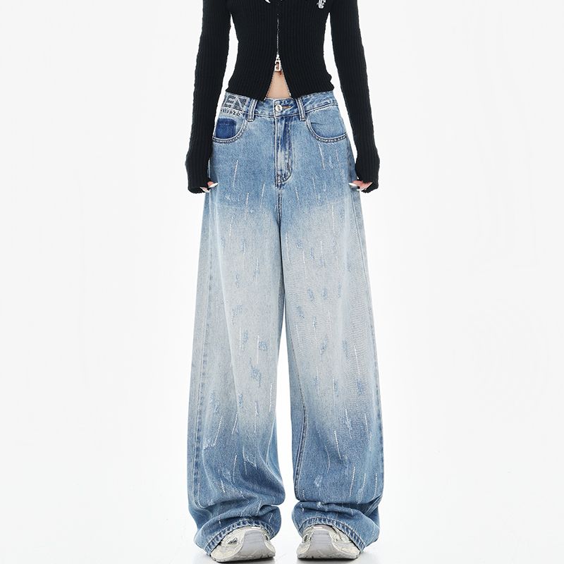 Quần Jean Mềm Ống Rộng Cao Cấp 7597