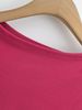 Áo Croptop Nhún Eo Tay Lệch 7599