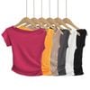 Áo Croptop Nhún Eo Tay Lệch 7599