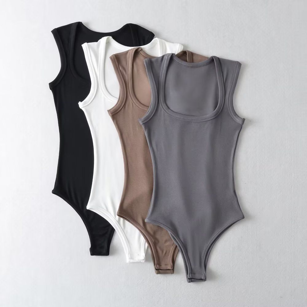 Bodysuit Cổ U Thời Trang 7604