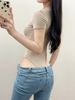 Bodysuit Cổ Tròn Nút Gài 7606