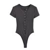 Bodysuit Cổ Tròn Nút Gài 7606