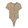 Bodysuit Cổ Tròn Nút Gài 7606