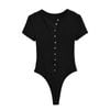 Bodysuit Cổ Tròn Nút Gài 7606