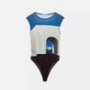 Bodysuit Thun Lưới Họa Tiết 7616