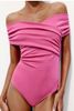 Bodysuit Bẹt Vai Thời Trang 7618