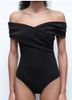 Bodysuit Bẹt Vai Thời Trang 7618
